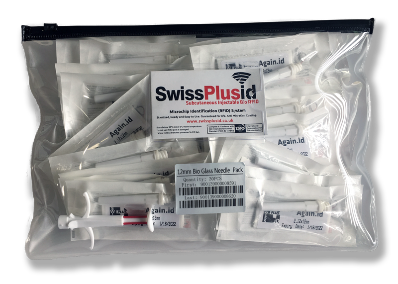 8mm Bio Glass Microchip  "Less Waste" Implanter Packs - Image 4